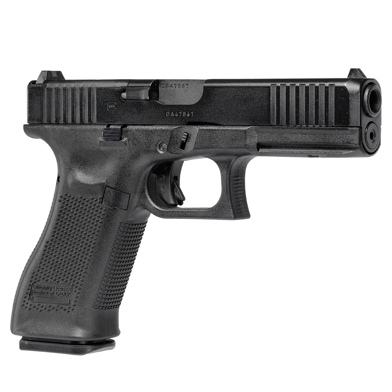 Glock 17 Gen. 5 MOS Airsoft mit Metallschlitten CO2 BlowBack 6mm BB schwarz Bild 7