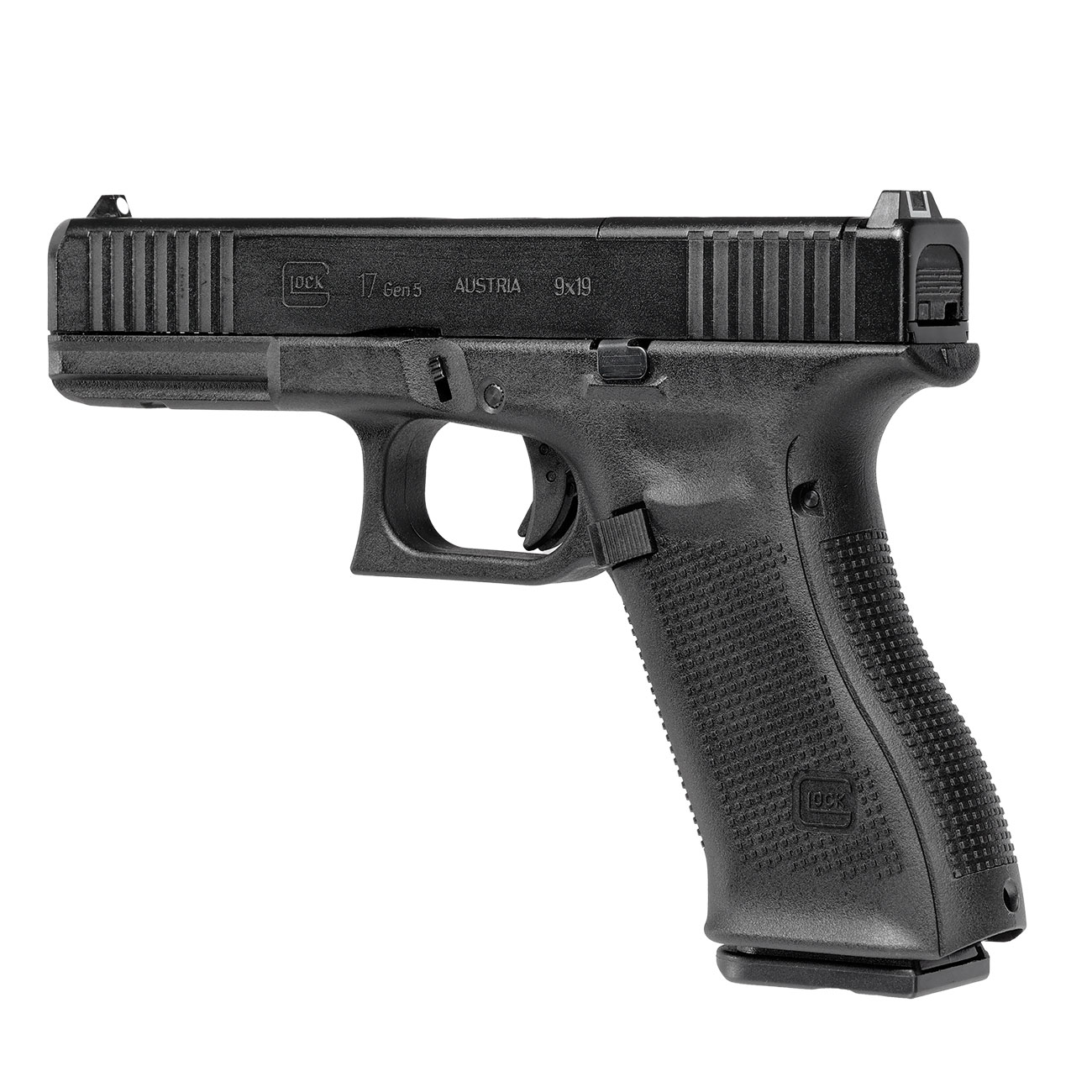 Glock 17 Gen. 5 MOS Airsoft mit Metallschlitten CO2 BlowBack 6mm BB schwarz Bild 8