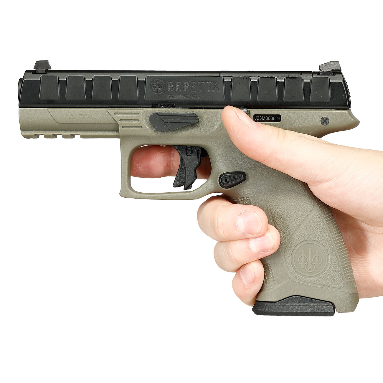 KWA Beretta APX RDO mit Metallschlitten GBB 6mm BB oliv Bild 3
