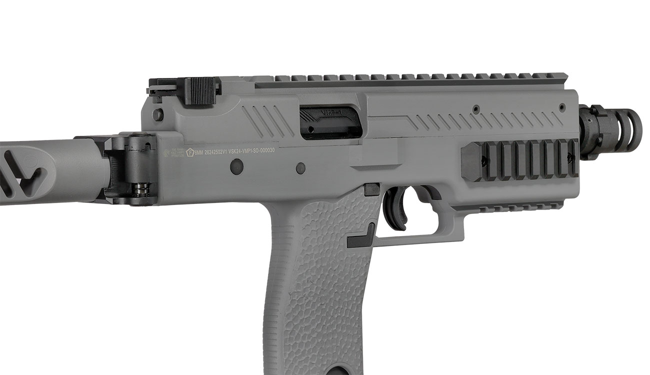 Vorsk VMP-1X PDW Polymer SMG GBB 6mm BB grau - Set mit Silencer / Ersatzmagazin Bild 10