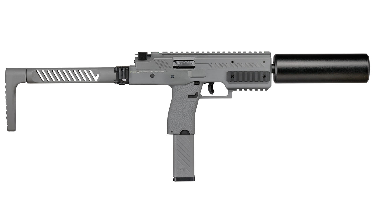 Vorsk VMP-1X PDW Polymer SMG GBB 6mm BB grau - Set mit Silencer / Ersatzmagazin Bild 3