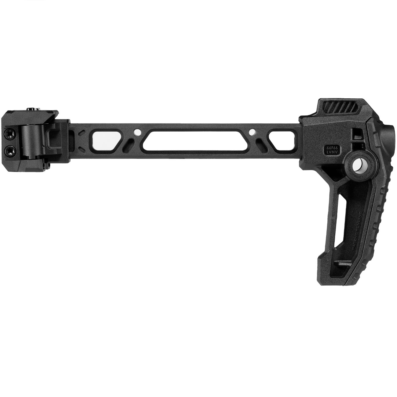 Strike Industries Dual Folding Adapter Schaft mit FSA Schaftkappe f. 20 - 22 mm Schienen schwarz Bild 1