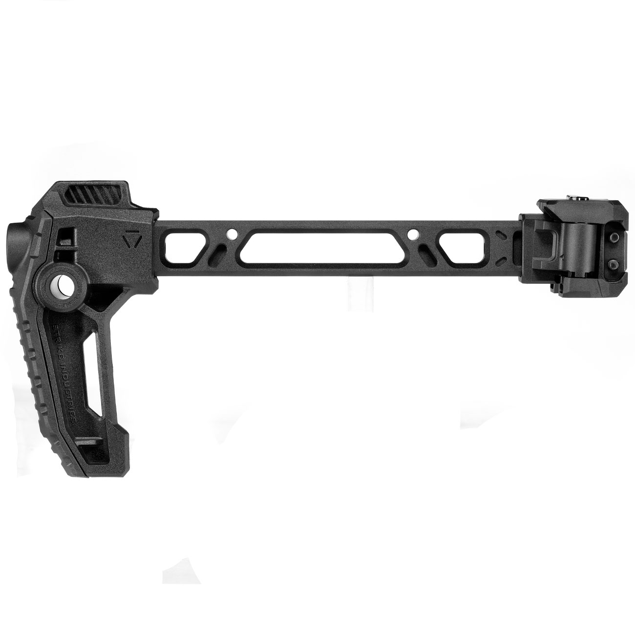 Strike Industries Dual Folding Adapter Schaft mit FSA Schaftkappe f. 20 - 22 mm Schienen schwarz Bild 2