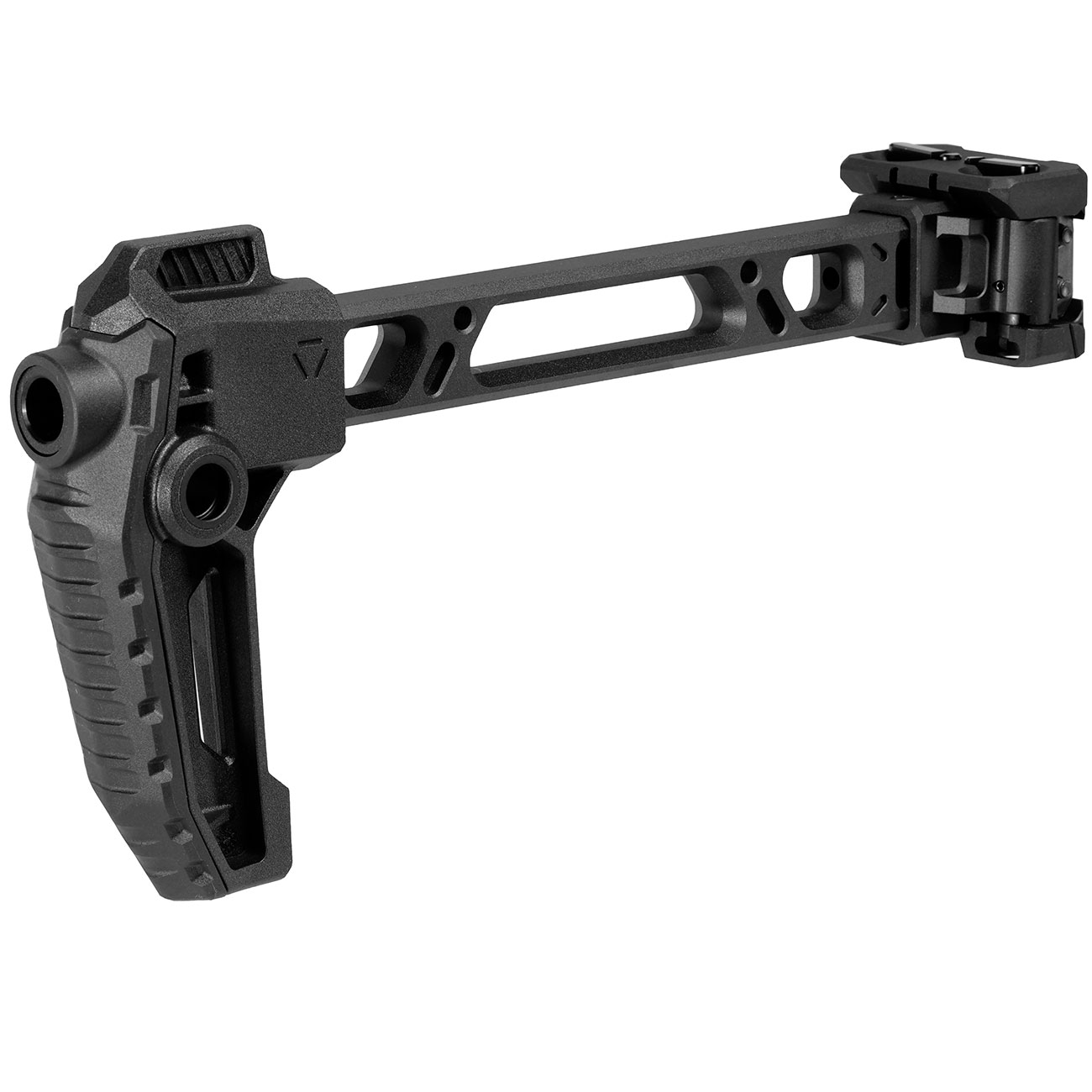 Strike Industries Dual Folding Adapter Schaft mit FSA Schaftkappe f. 20 - 22 mm Schienen schwarz Bild 3