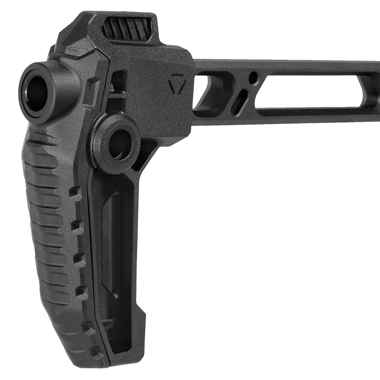 Strike Industries Dual Folding Adapter Schaft mit FSA Schaftkappe f. 20 - 22 mm Schienen schwarz Bild 4