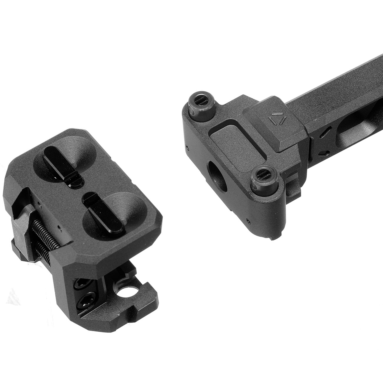 Strike Industries Dual Folding Adapter Schaft mit FSA Schaftkappe f. 20 - 22 mm Schienen schwarz Bild 7