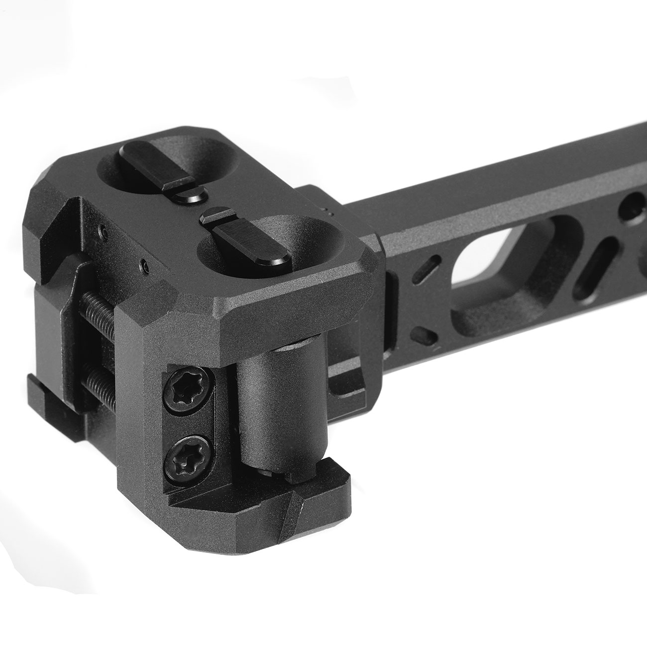 Strike Industries Dual Folding Adapter Schaft mit FSA Schaftkappe f. 20 - 22 mm Schienen schwarz Bild 8