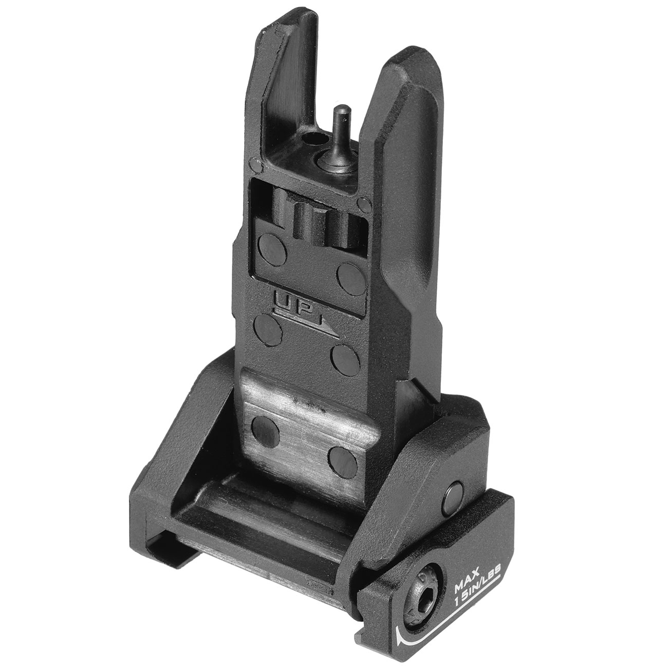 MadBull / Strike Industries Polymer Back-Up Low-Profile Flip-Up Zielvisier-Set f. 20 - 22 mm Schienen schwarz Bild 4