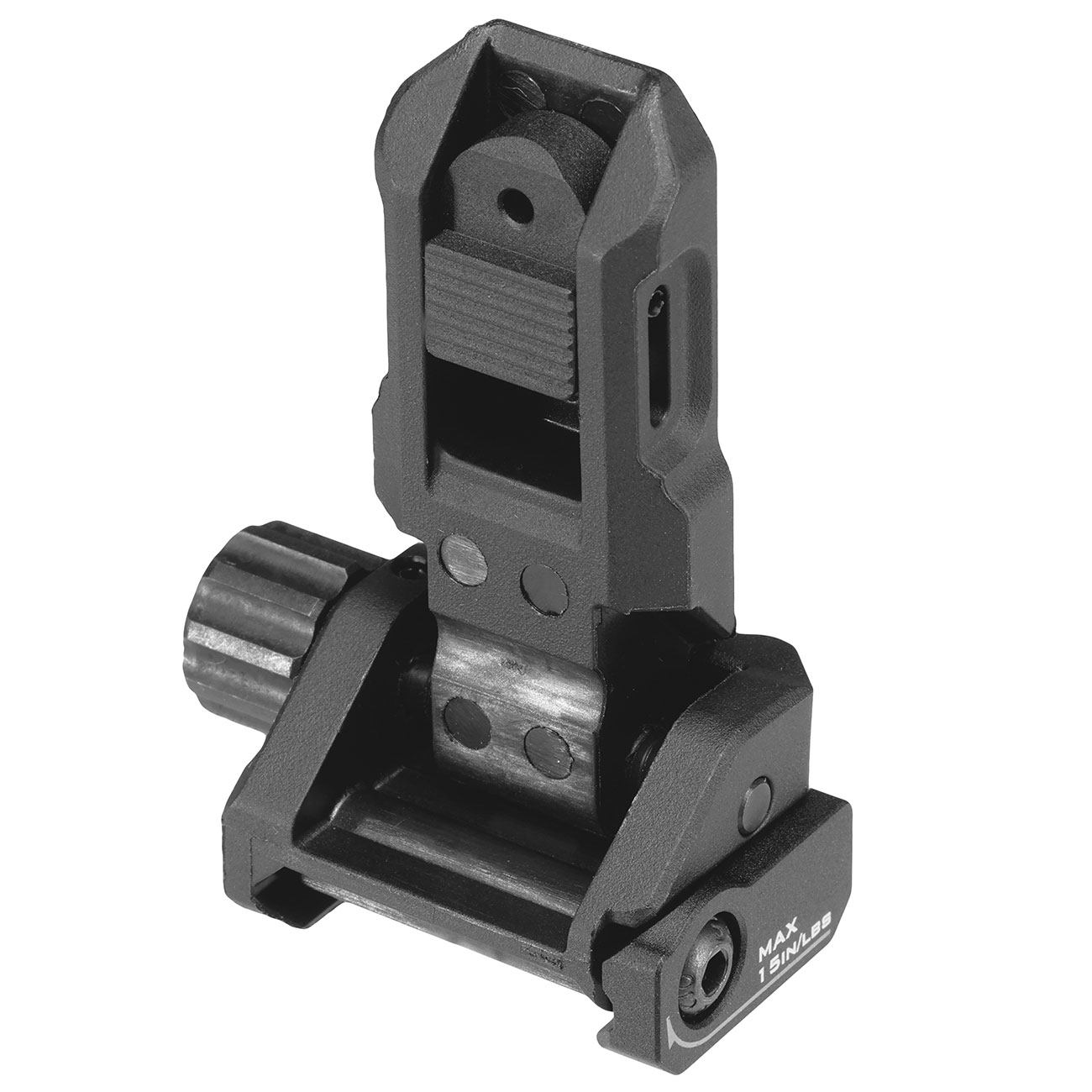 MadBull / Strike Industries Polymer Back-Up Low-Profile Flip-Up Zielvisier-Set f. 20 - 22 mm Schienen schwarz Bild 8