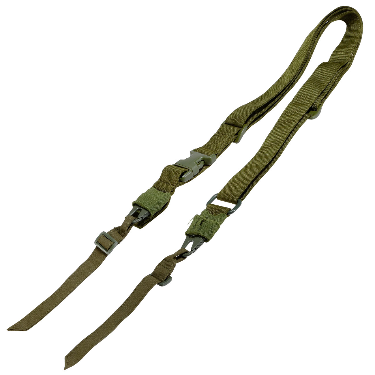 WoSport 3-Punkt Tragegurt Adjustable Universal oliv Bild 1