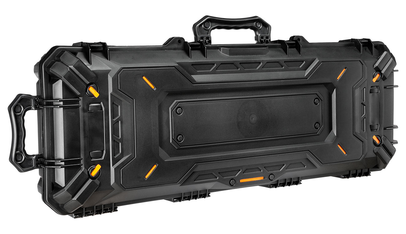 WoSport WST Tactical Rifle Case Waffenkoffer / Trolley 102 x 32,5 x 9 cm Cubed-Schaumstoff IPX7 schwarz Bild 1