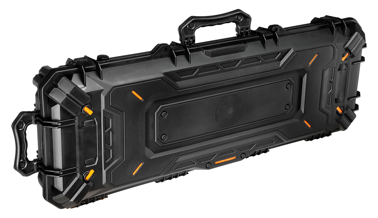 WoSport WST Tactical Rifle Case Waffenkoffer / Trolley 102 x 32,5 x 9 cm Cubed-Schaumstoff IPX7 schwarz Bild 10