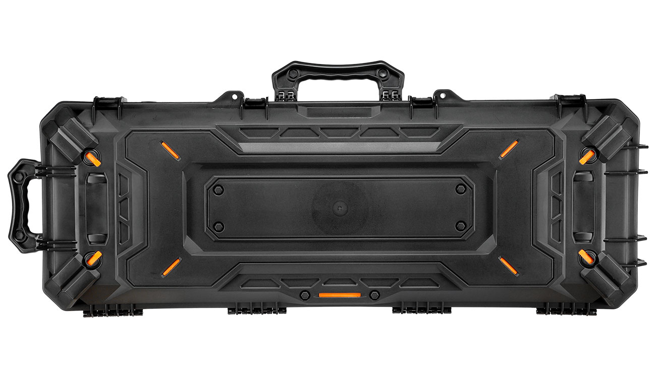 WoSport WST Tactical Rifle Case Waffenkoffer / Trolley 102 x 32,5 x 9 cm Cubed-Schaumstoff IPX7 schwarz Bild 2