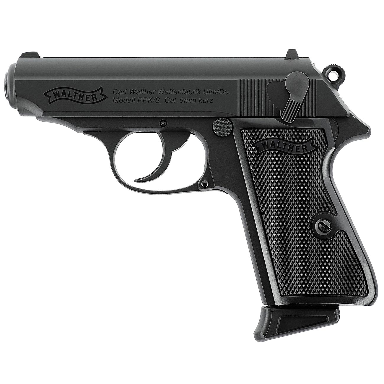 Walther PPK/S Vollmetall GBB 6mm BB Airsoft schwarz Bild 1