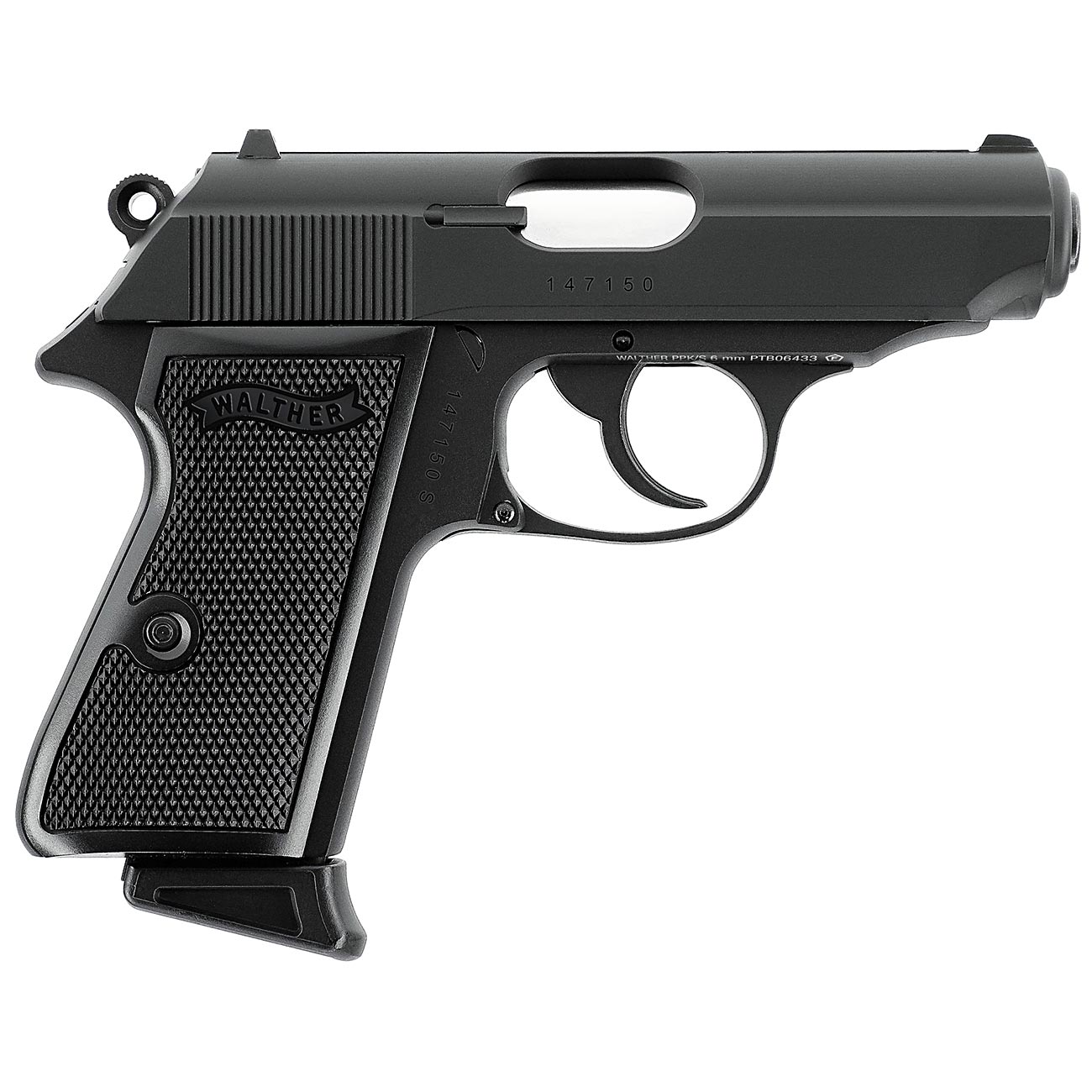 Walther PPK/S Vollmetall GBB 6mm BB Airsoft schwarz Bild 2