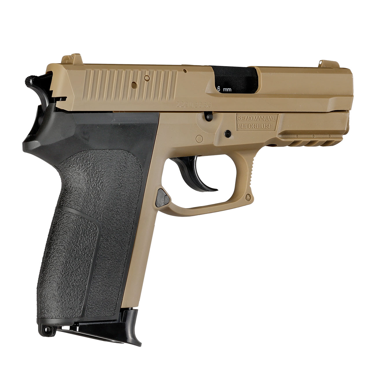 Cybergun Swiss Arms MILE Pistol H.P.A. Fire Line Springer 6mm BB Dark Earth Bild 4