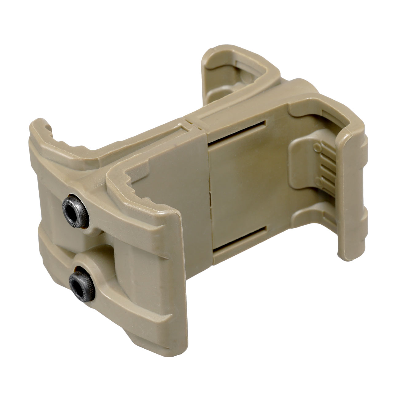 WoSport M4 / M16 / AR15 Polymer Dual-Magazinklammer / Mag Coupler tan Bild 1