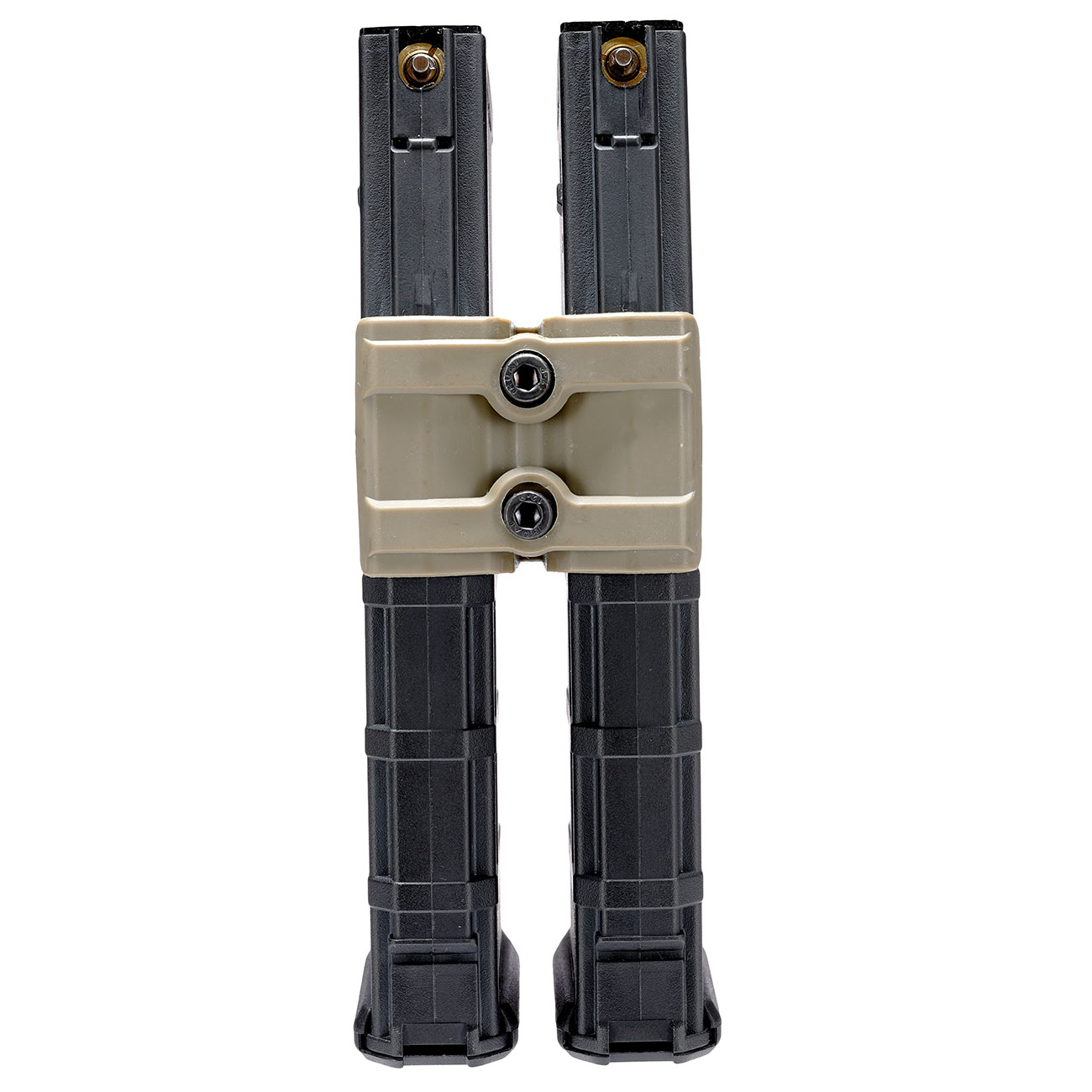 WoSport M4 / M16 / AR15 Polymer Dual-Magazinklammer / Mag Coupler tan Bild 6
