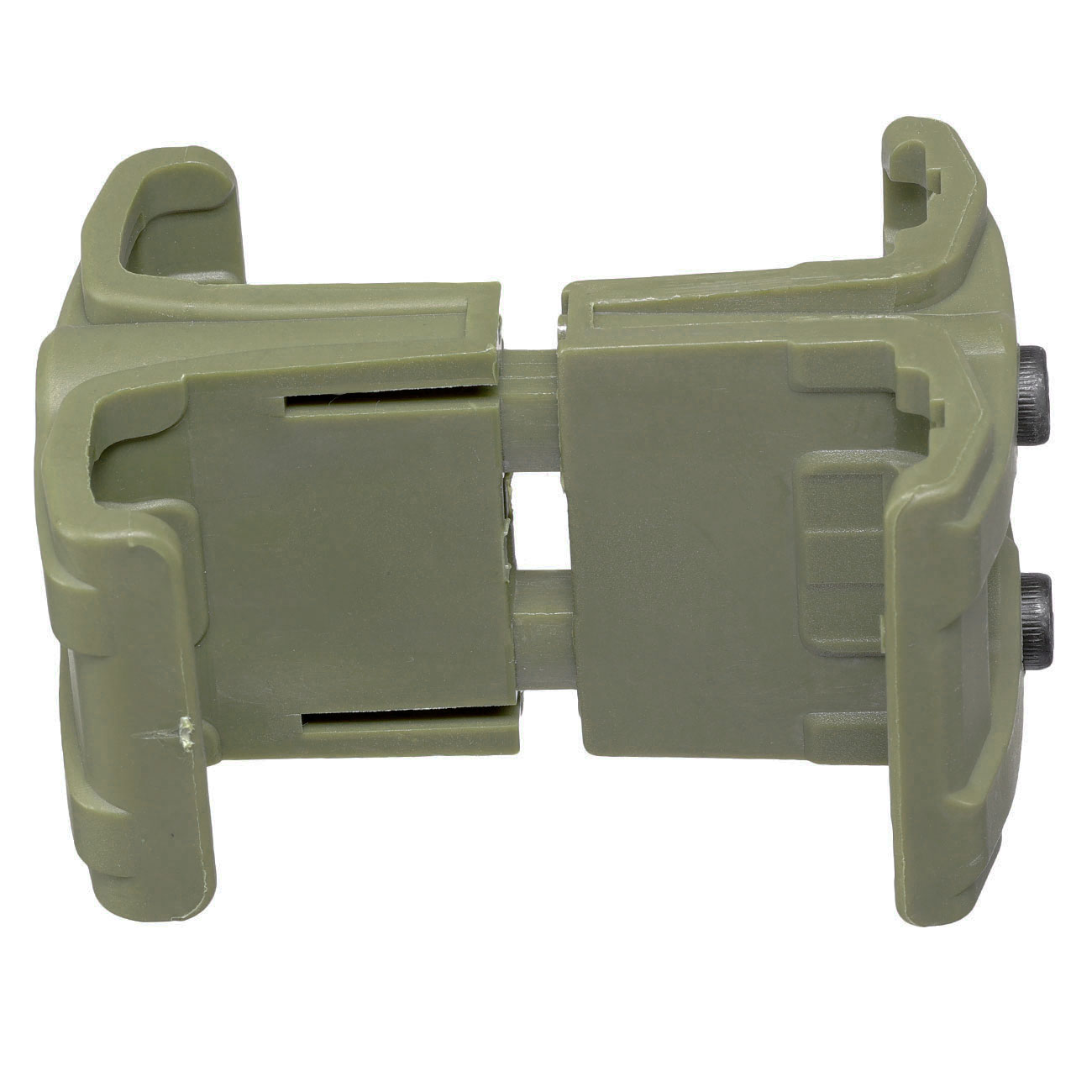 WoSport M4 / M16 / AR15 Polymer Dual-Magazinklammer / Mag Coupler oliv Bild 2