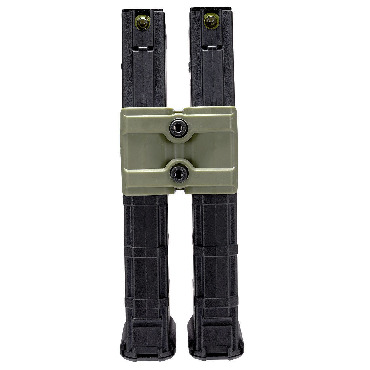 WoSport M4 / M16 / AR15 Polymer Dual-Magazinklammer / Mag Coupler oliv Bild 6