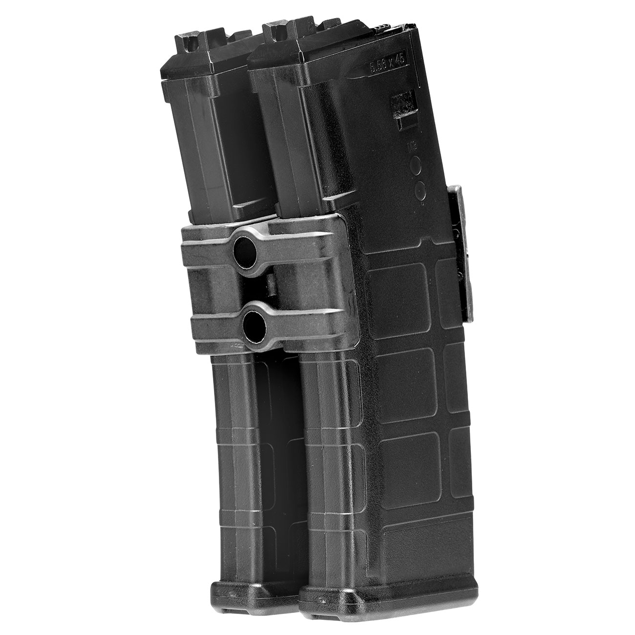 WoSport M4 / M16 / AR15 Polymer Dual-Magazinklammer / Mag Coupler schwarz Bild 4