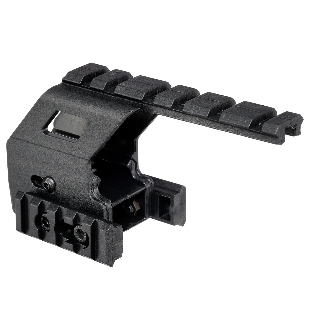 WoSport Polymer 21mm Universal Rail Montage f. G17 / G18 / G19 Pistolen schwarz Bild 3