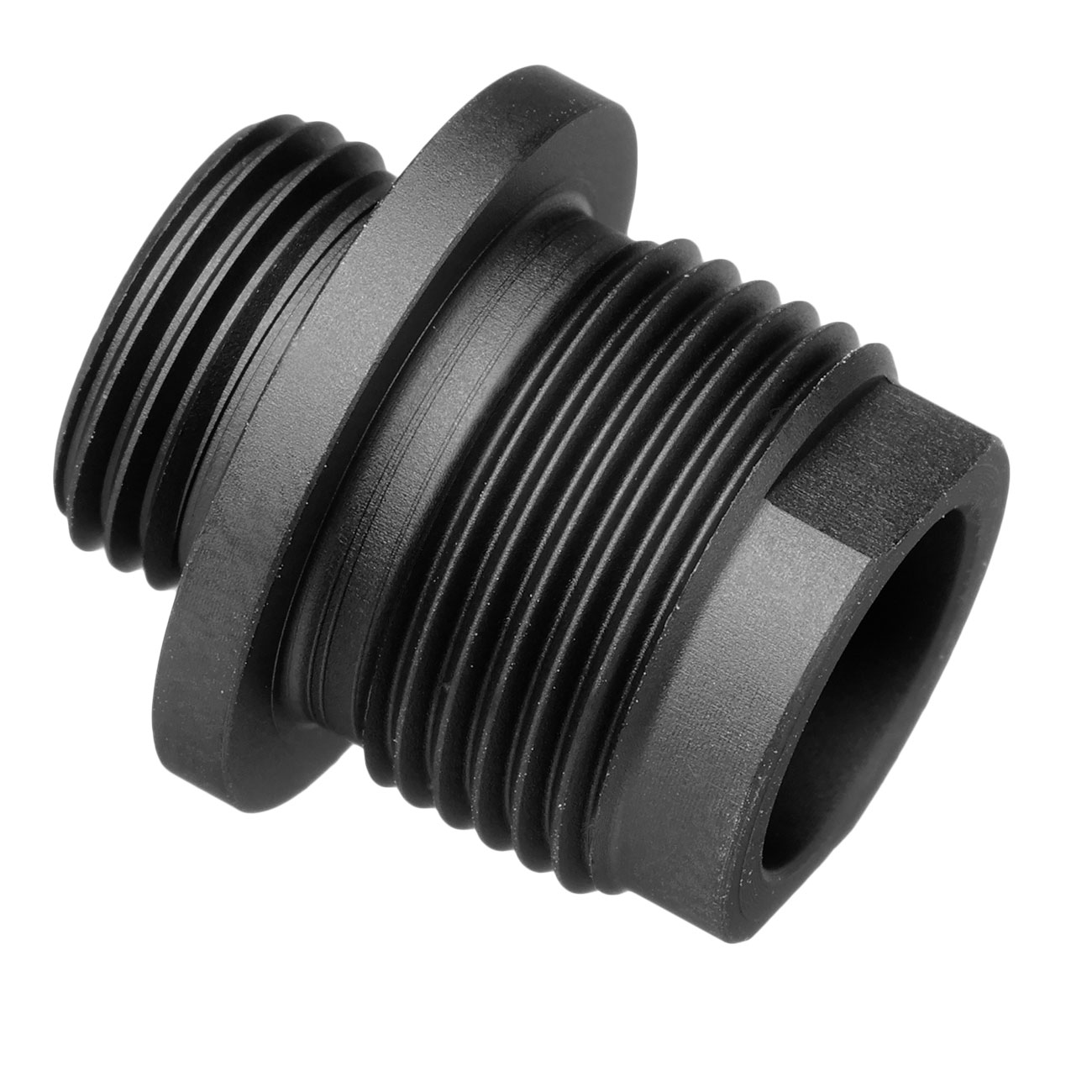 Modify Aluminium Schalldmpferadapter f. Pistolen 11mm+ Innengewinde auf 14mm- Auengewinde schwarz Bild 3