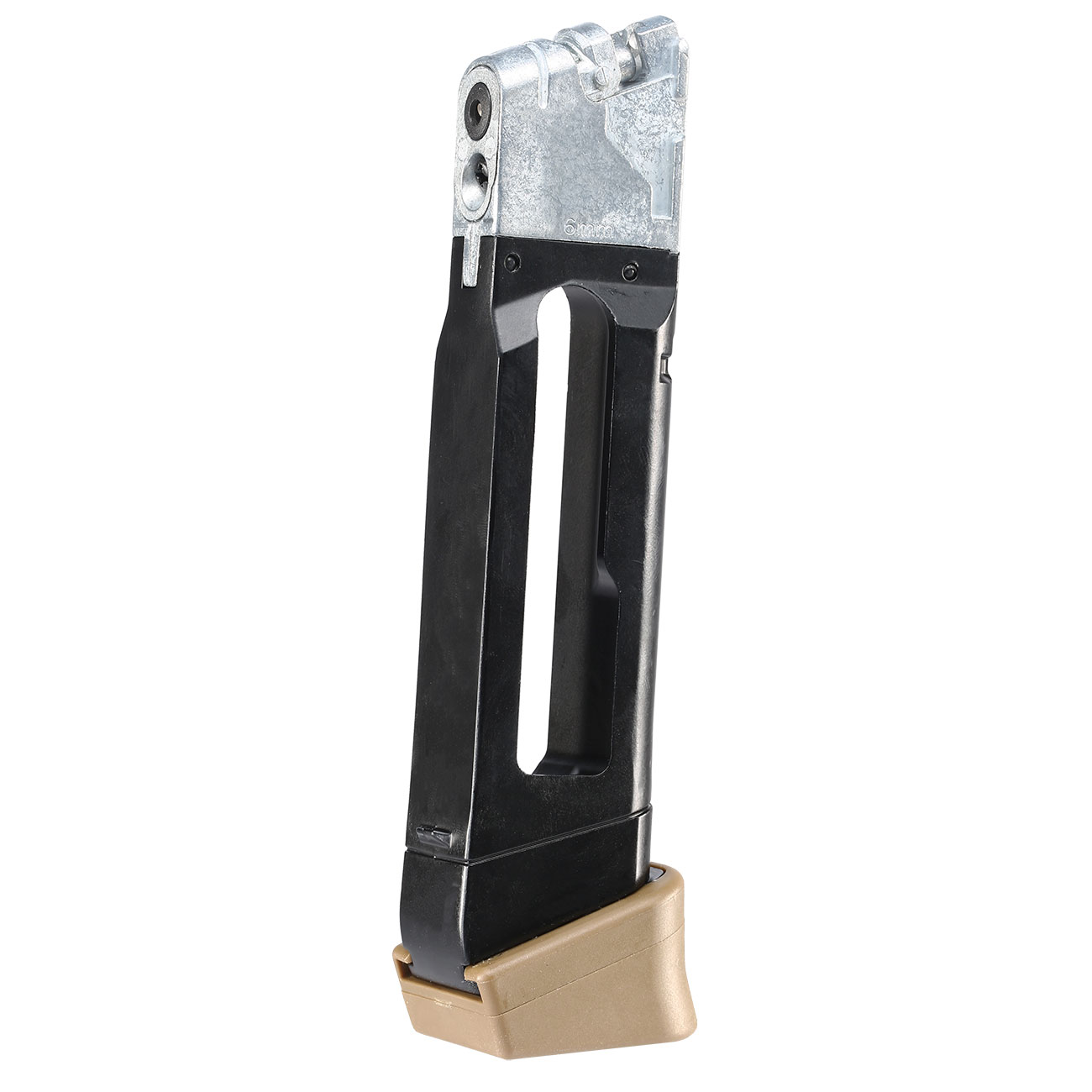 Glock 19X CO2 BB Magazin 14 Schuss Coyote Tan - CO2-Version Bild 1