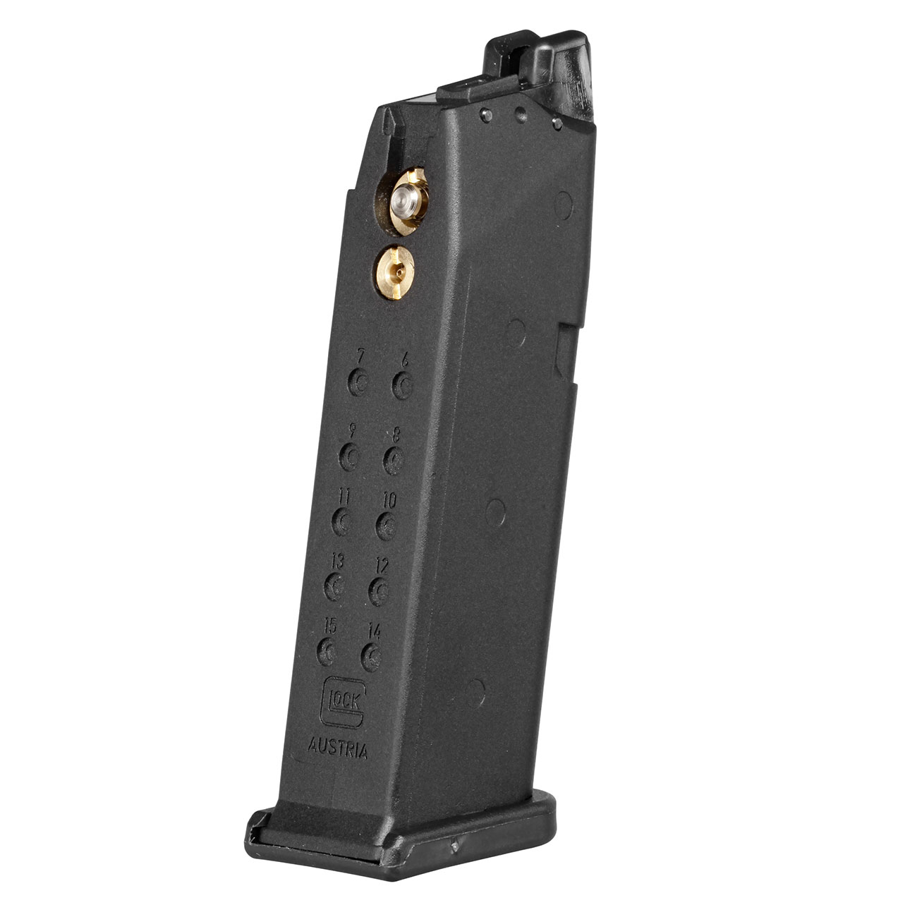 VFC Glock 19 Gen. 4 Magazin 19 Schuss schwarz - Softairgas-Version Bild 1