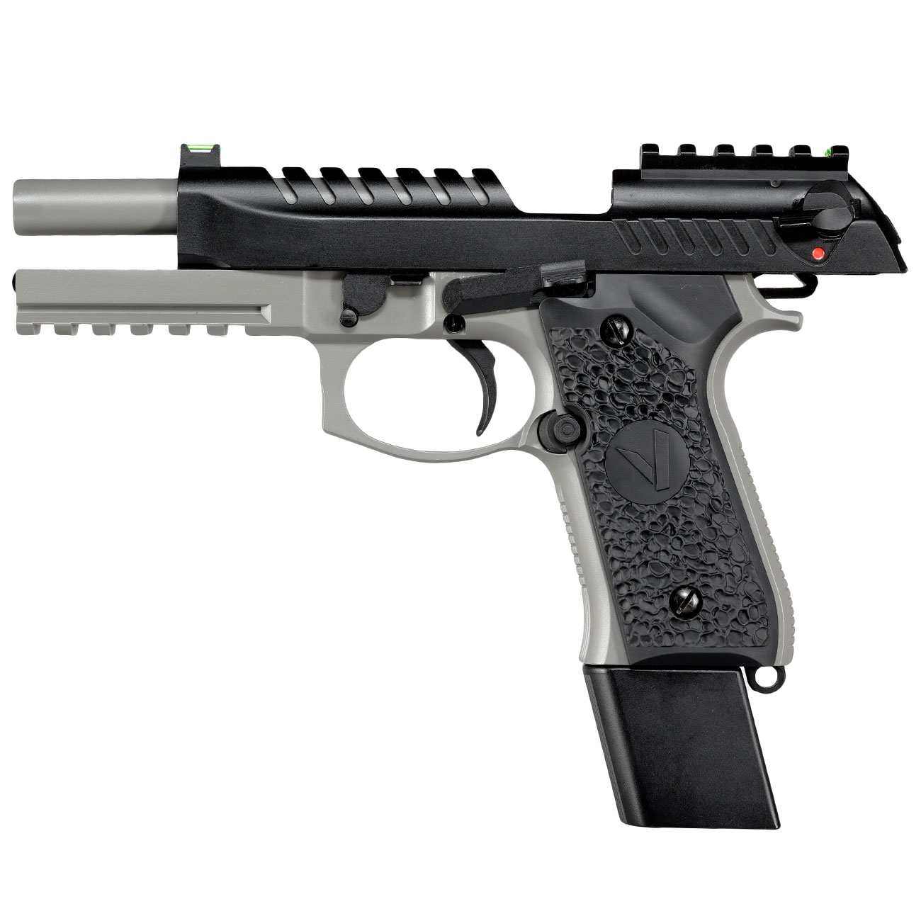 Vorsk Airsoft VM9 Vollmetall GBB 6mm BB grau / schwarz Bild 2