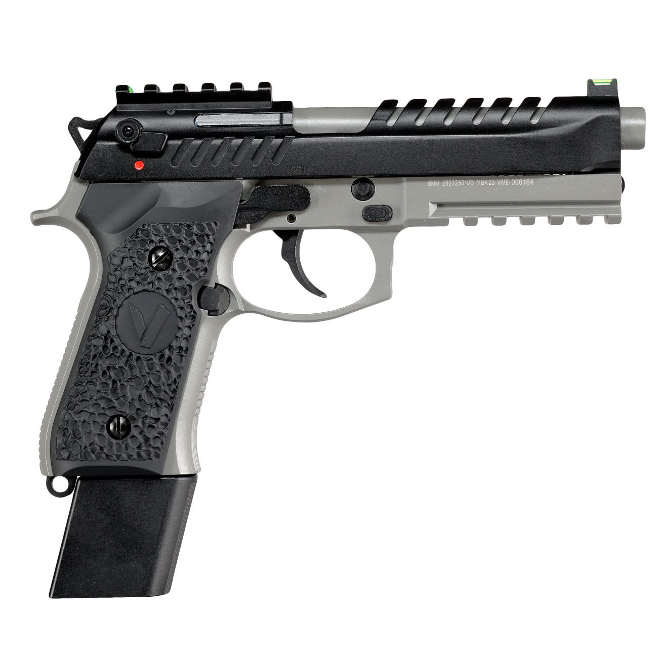 Vorsk Airsoft VM9 Vollmetall GBB 6mm BB grau / schwarz Bild 3