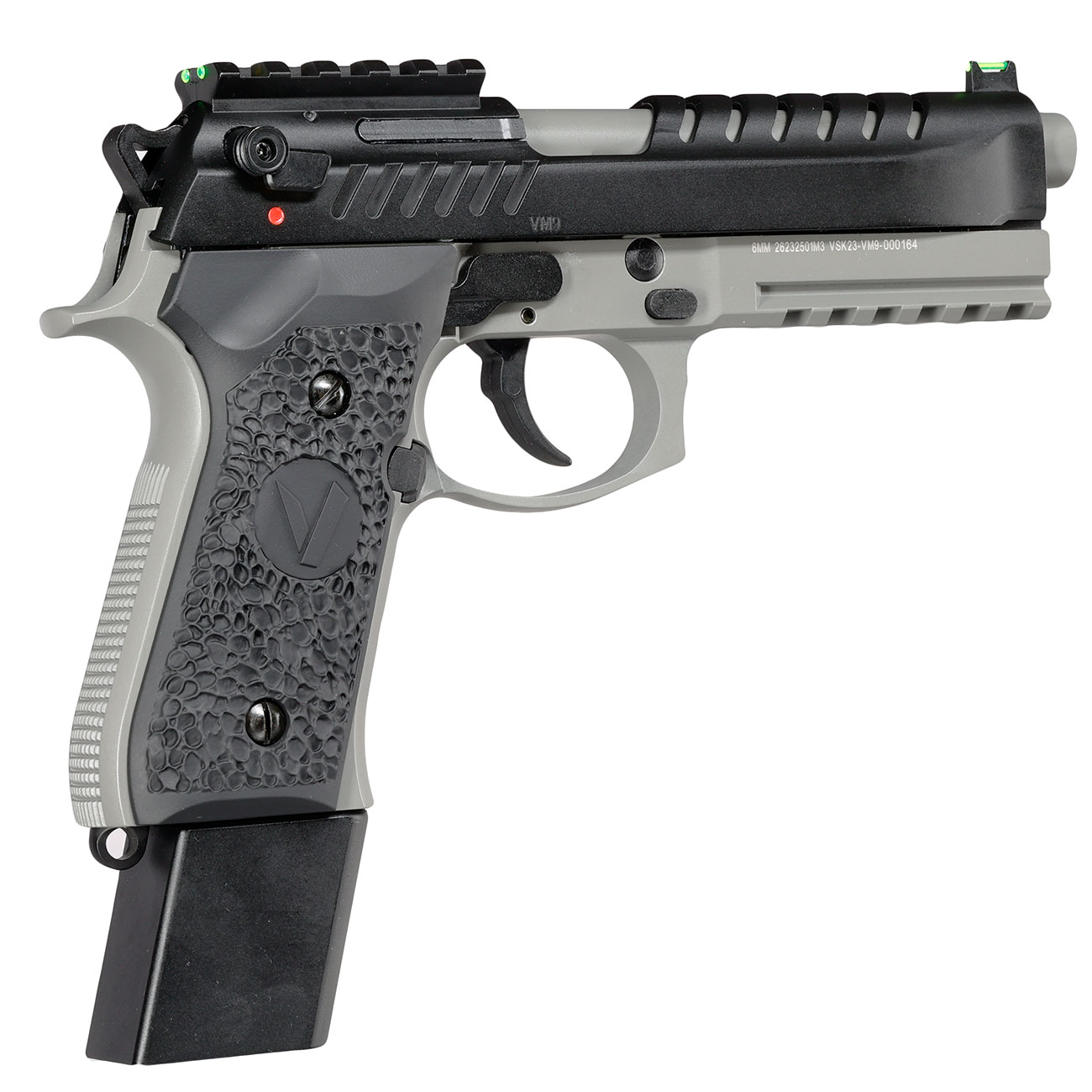 Vorsk Airsoft VM9 Vollmetall GBB 6mm BB grau / schwarz Bild 4