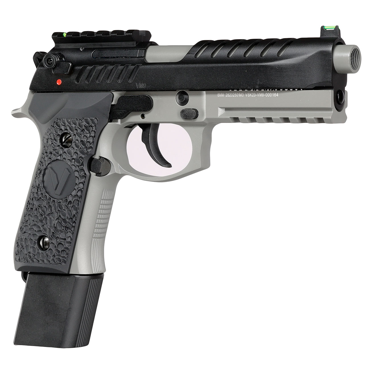 Vorsk Airsoft VM9 Vollmetall GBB 6mm BB grau / schwarz Bild 7