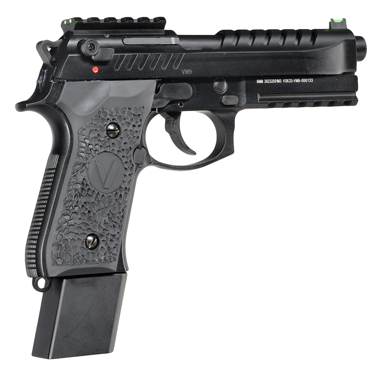 Vorsk Airsoft VM9 Vollmetall GBB 6mm BB schwarz Bild 4