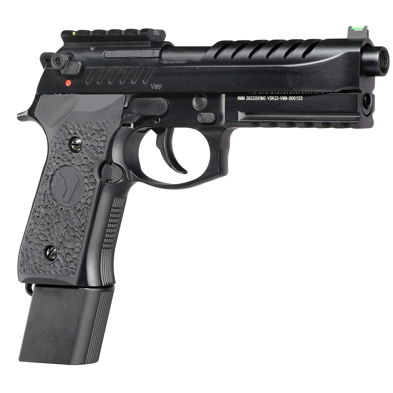 Vorsk Airsoft VM9 Vollmetall GBB 6mm BB schwarz Bild 7