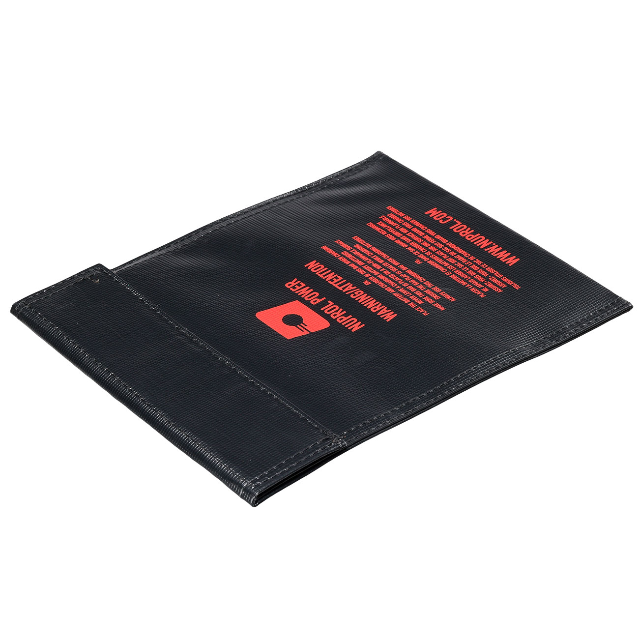 Nuprol LiPo Safety Bag Medium 18 x 23cm Feuerfeste Sicherheitstasche schwarz Bild 2