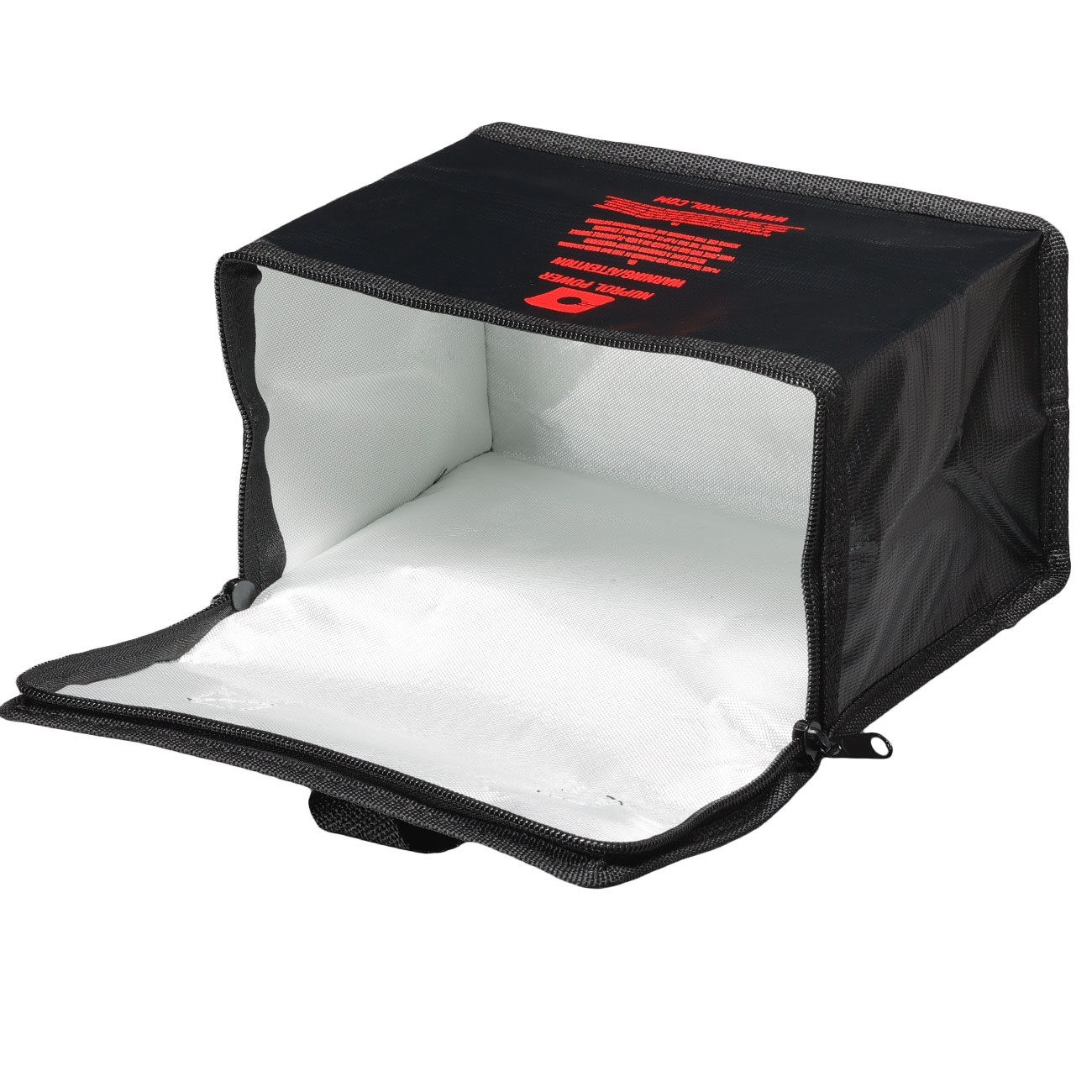 Nuprol LiPo Safety Storage Bag 21,5 x 15,5 x 11,5 cm Feuerfeste Sicherheitstasche schwarz Bild 7