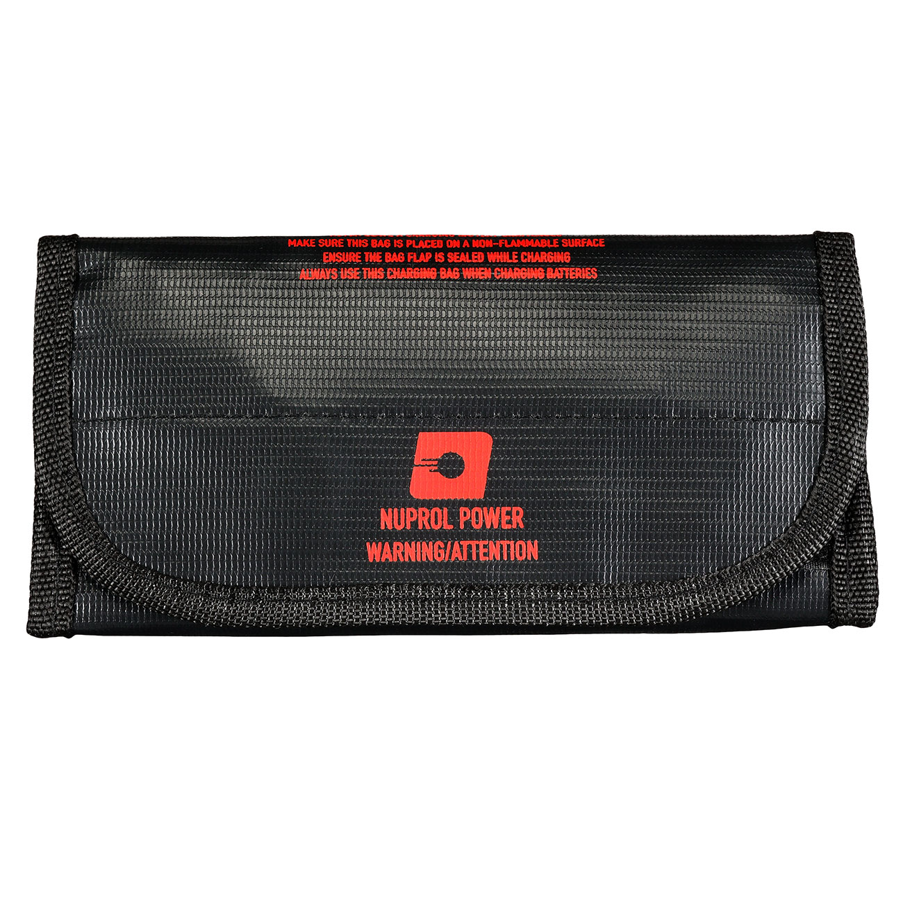 Nuprol LiPo Safety Bag Small 18,5 x 7,5 x 6,0 cm Feuerfeste Sicherheitstasche schwarz Bild 1