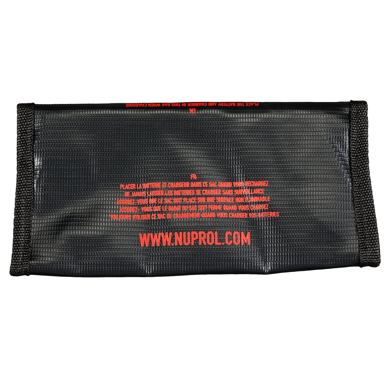 Nuprol LiPo Safety Bag Small 18,5 x 7,5 x 6,0 cm Feuerfeste Sicherheitstasche schwarz Bild 2