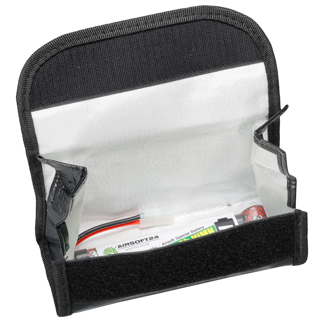 Nuprol LiPo Safety Bag Small 18,5 x 7,5 x 6,0 cm Feuerfeste Sicherheitstasche schwarz Bild 4