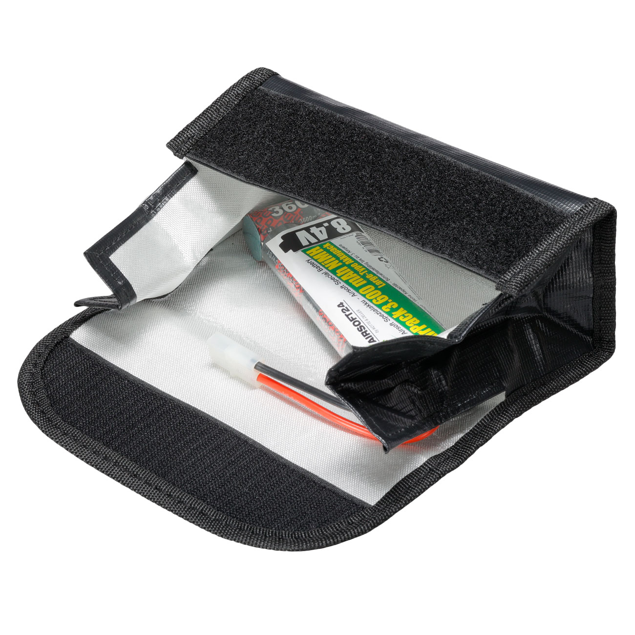 Nuprol LiPo Safety Bag Small 18,5 x 7,5 x 6,0 cm Feuerfeste Sicherheitstasche schwarz Bild 6