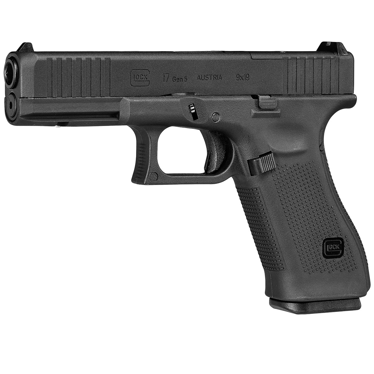 Glock 17 Gen. 5 MOS Airsoft CNC Aluminiumschlitten GBB 6mm BB schwarz