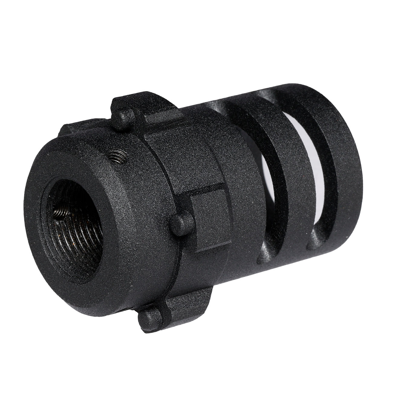 Vorsk VMP-1 Aluminium Flash-Hider f. VMP Suppressor schwarz 14mm- Bild 2