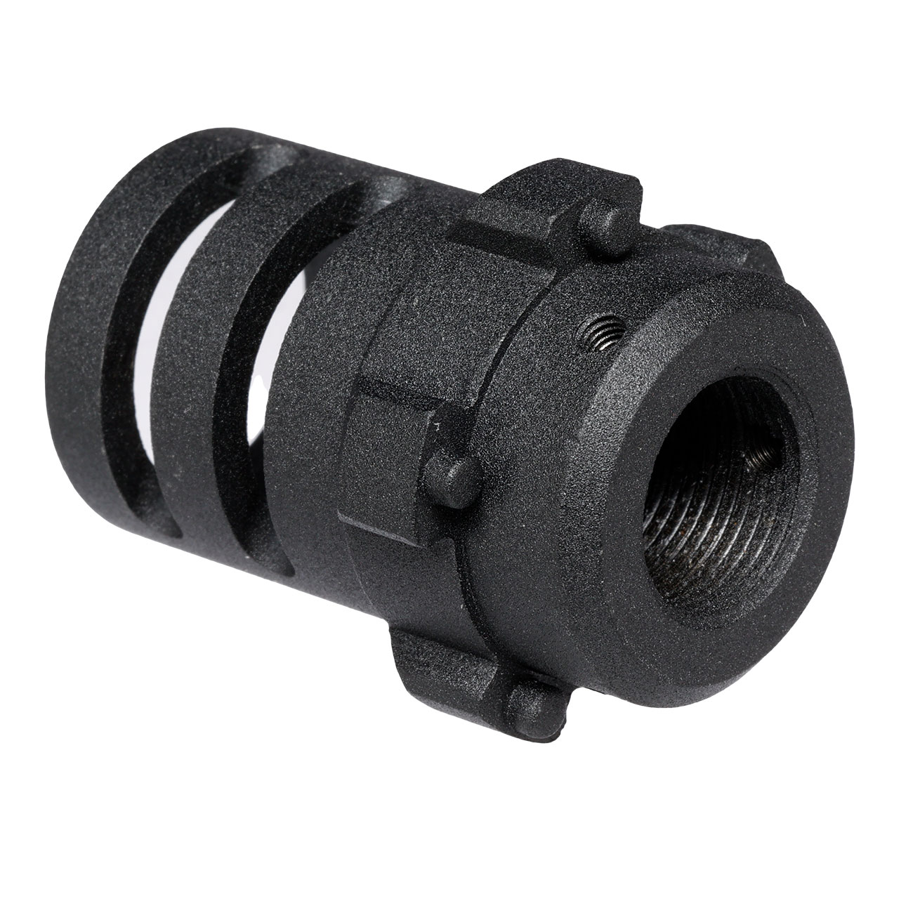 Vorsk VMP-1 Aluminium Flash-Hider f. VMP Suppressor schwarz 14mm- Bild 3