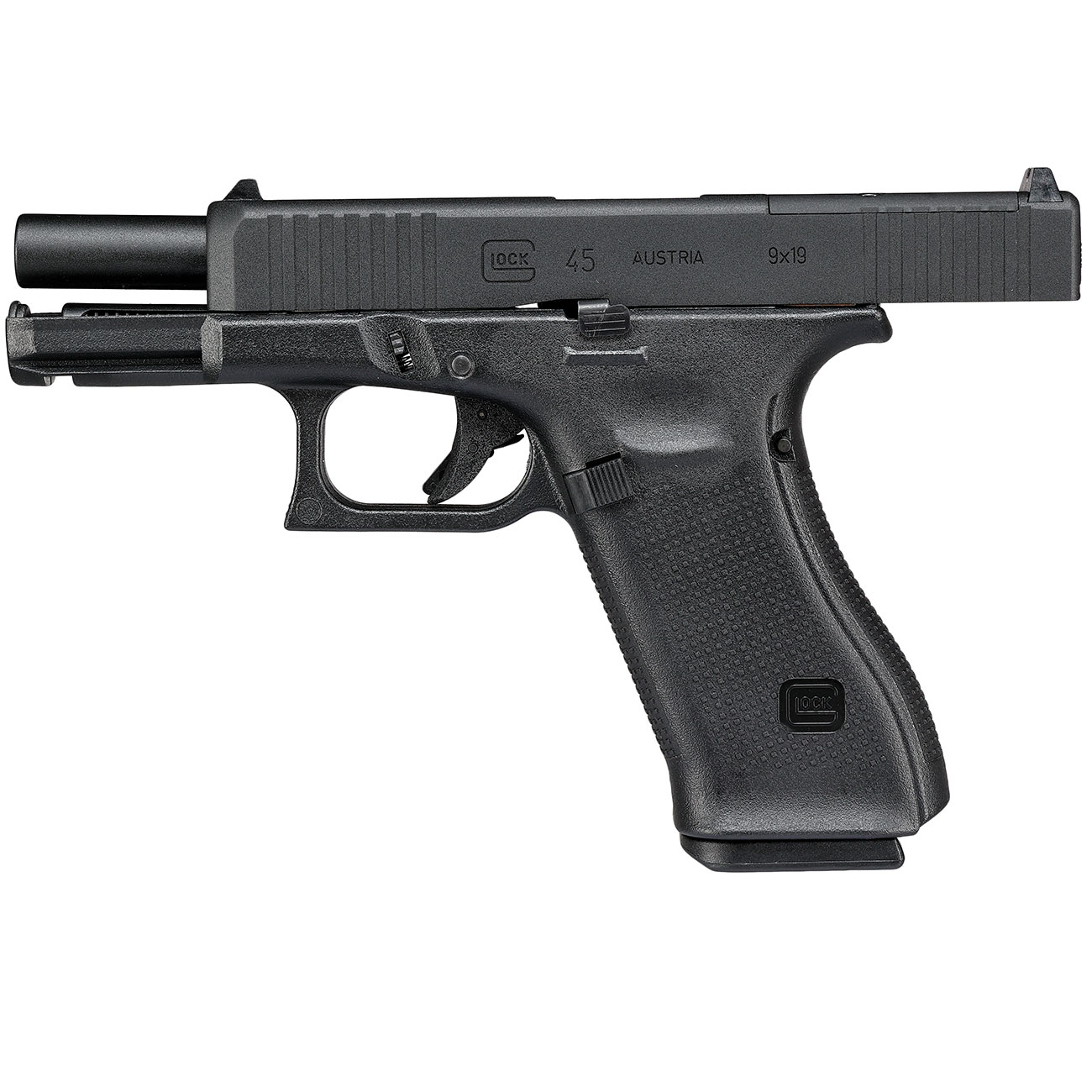 Glock 45 Gen. 5 MOS Airsoft CNC Aluminiumschlitten GBB 6mm BB schwarz Bild 2