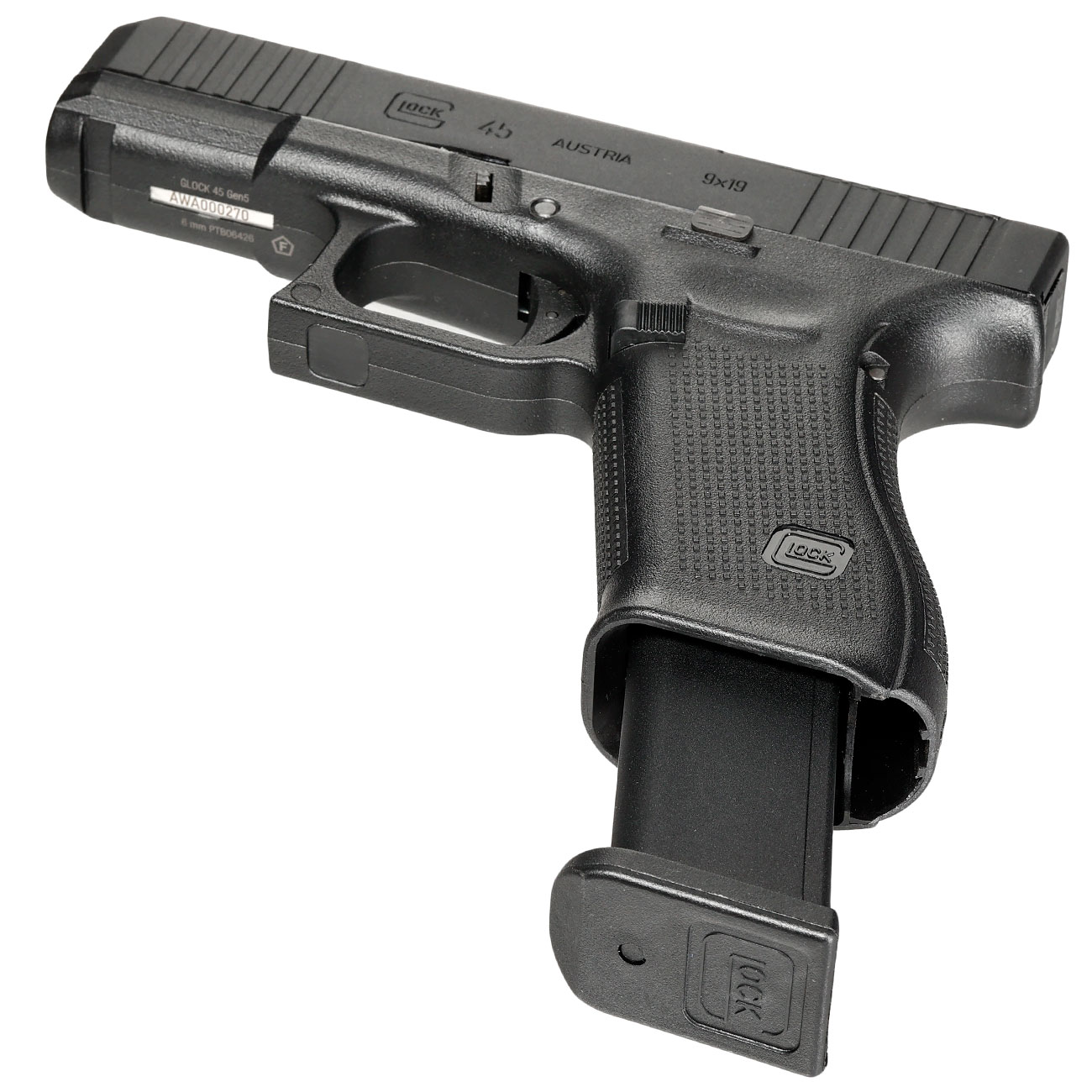 Glock 45 Gen. 5 MOS Airsoft CNC Aluminiumschlitten GBB 6mm BB schwarz Bild 5