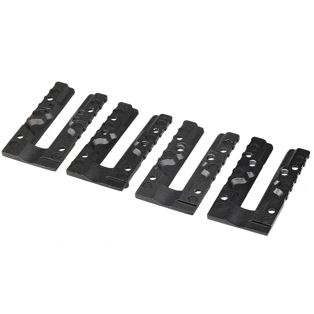 Umarex Adapterplatten 4er Set MOS 3 fr Glock Softairpistolen mit MOS 3 Standard schwarz Bild 2