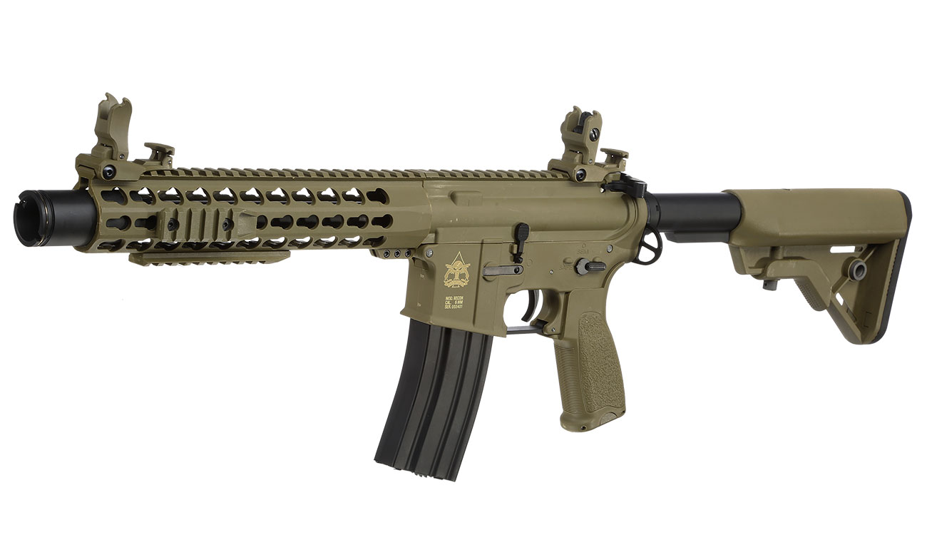 Evolution Airsoft Recon S 10 Amplified Carbontech S-AEG 6mm BB Tan