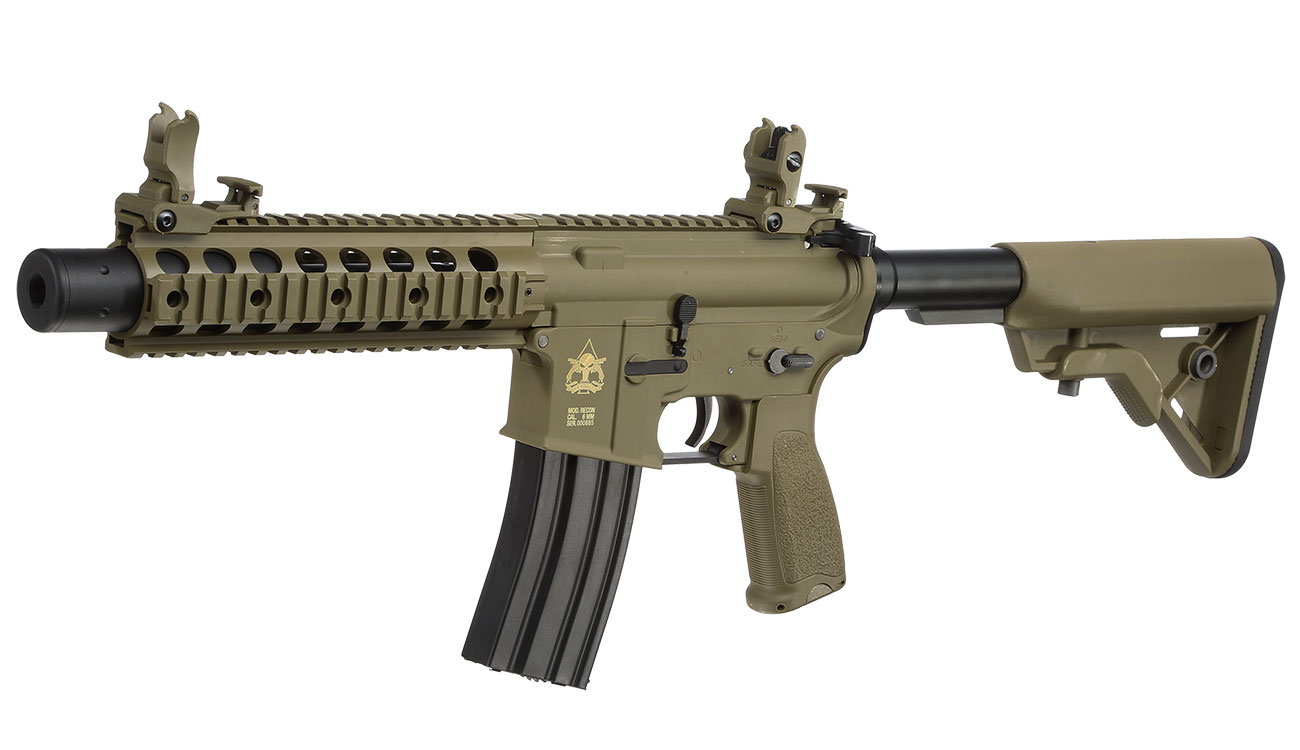 Evolution Airsoft Recon UX 9 Silent Ops Carbontech S-AEG 6mm BB Tan