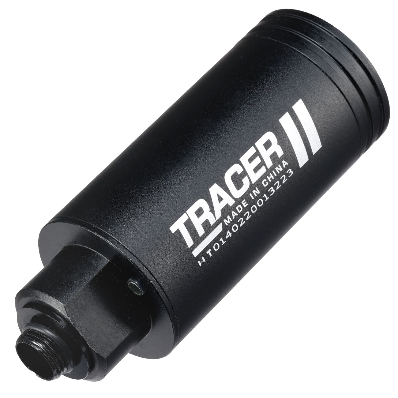 WoSport Spitfire Compact Aluminium Tracer / Flasher inkl. integriertem Akku 14mm- / 11mm+ schwarz Bild 2